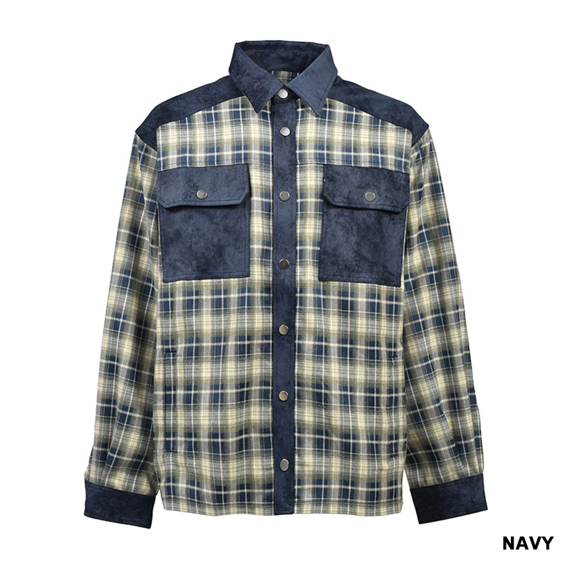 NEW RICH CHECK SHIRT -2.COLOR-