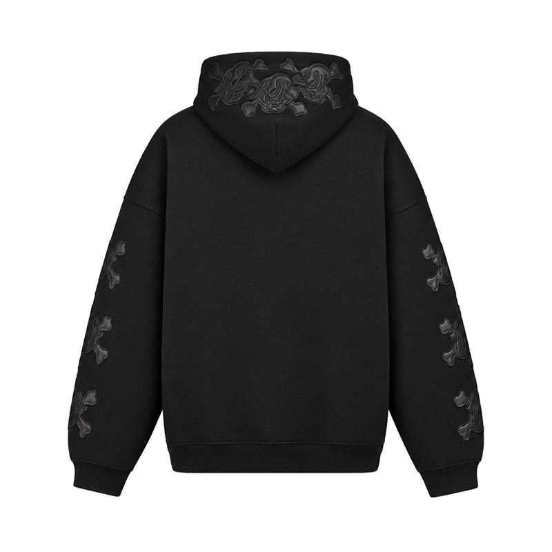 GRILL & TAN & BONE PATCH HOODIE -2.COLOR-
