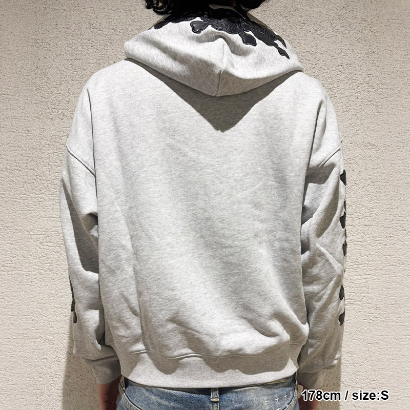 GRILL & TAN & BONE PATCH HOODIE -2.COLOR-