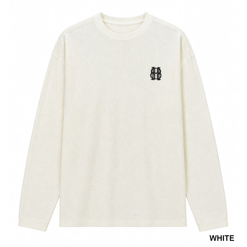 BH WAFFLE LS TEE -2.COLOR-