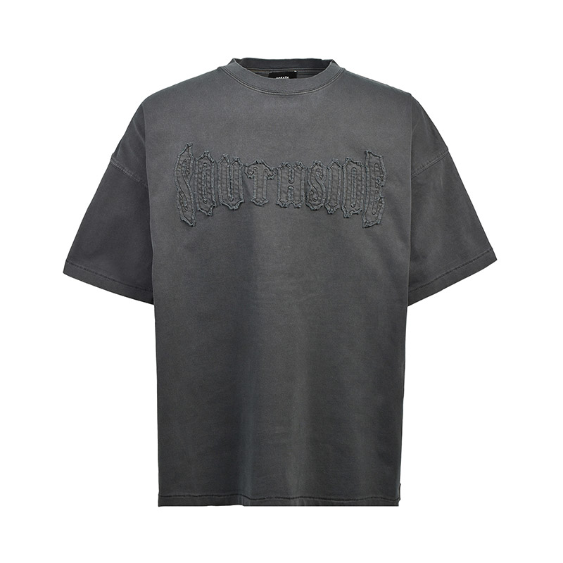SOUTHSIDE CROSS TEE -BLACK-