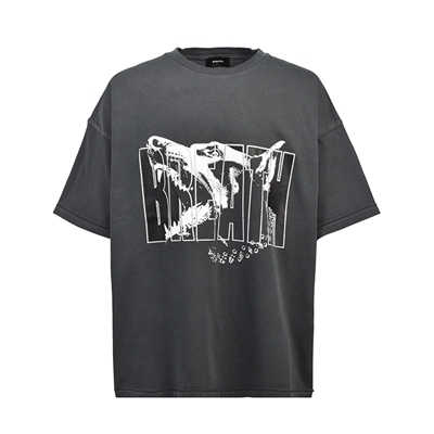 BH DOBERMAN LOGO TEE -BLACK-