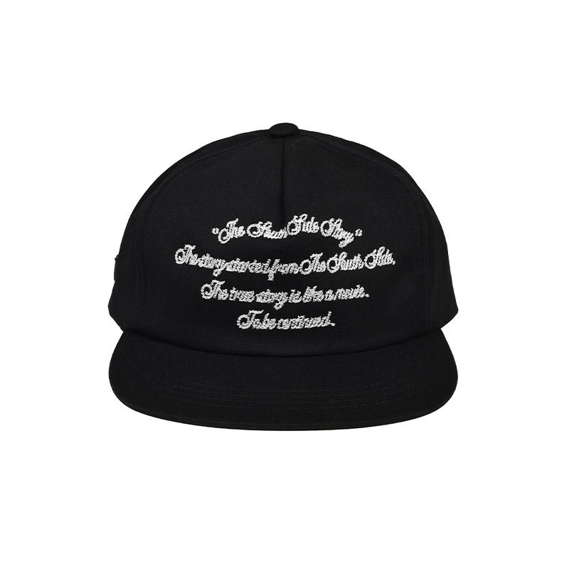 GLORY 5 PANEL CAP -BLACK-