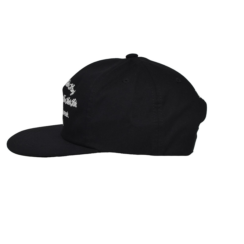 GLORY 5 PANEL CAP -BLACK-