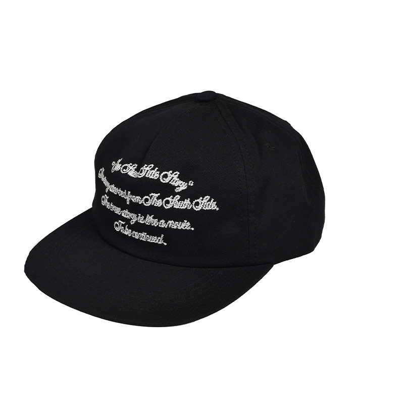 GLORY 5 PANEL CAP -BLACK-