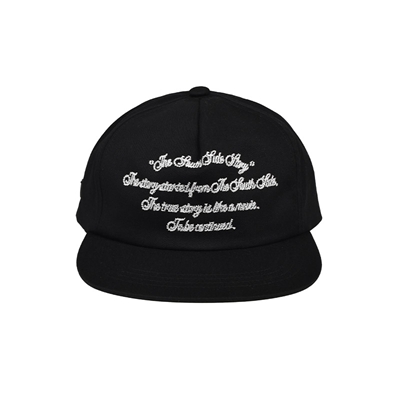 GLORY 5 PANEL CAP -BLACK-