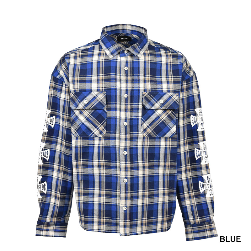 SOUTHSIDE CROSS CHECK SHIRTS -3.COLOR-
