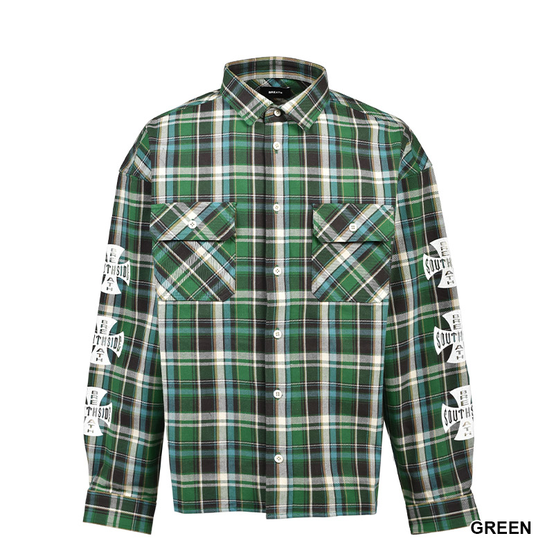 SOUTHSIDE CROSS CHECK SHIRTS -3.COLOR-