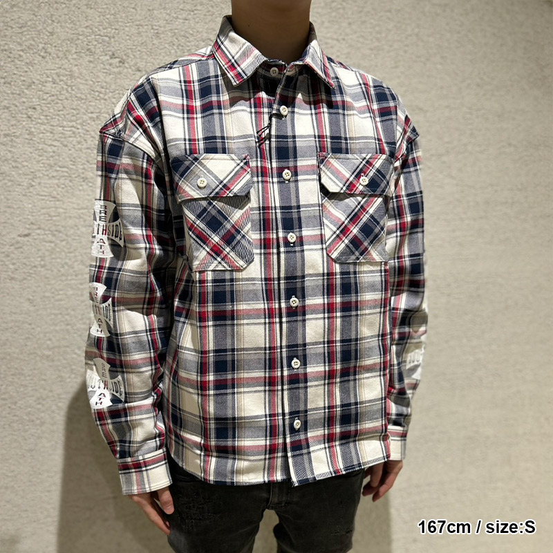 SOUTHSIDE CROSS CHECK SHIRTS -3.COLOR-