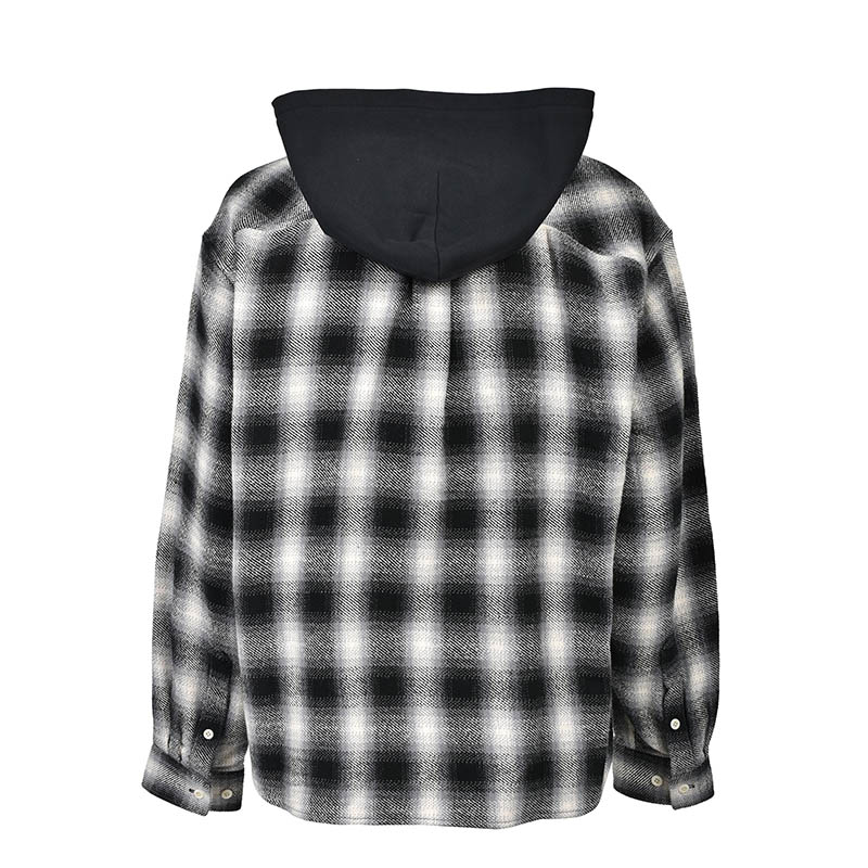SCRIPT LOGO CHECK SHIRT JACKET -2.COLOR-