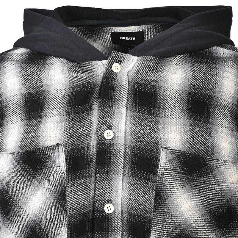 SCRIPT LOGO CHECK SHIRT JACKET -2.COLOR-