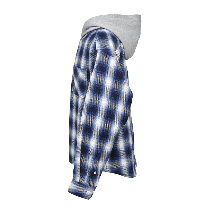 SCRIPT LOGO CHECK SHIRT JACKET -2.COLOR-
