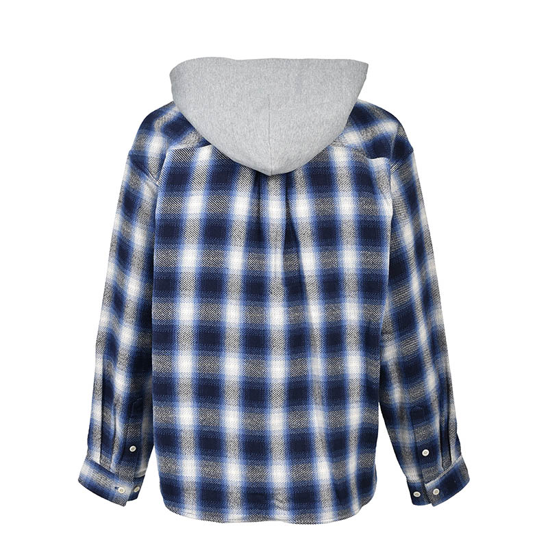 SCRIPT LOGO CHECK SHIRT JACKET -2.COLOR-