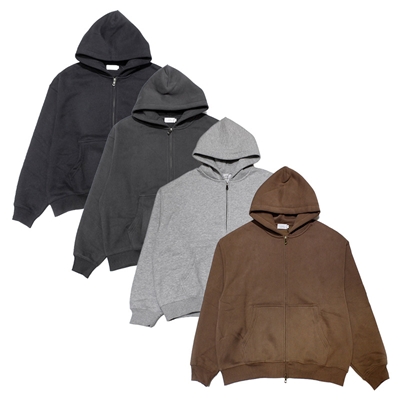 SHORT ZIP HOODIE -4.COLOR-