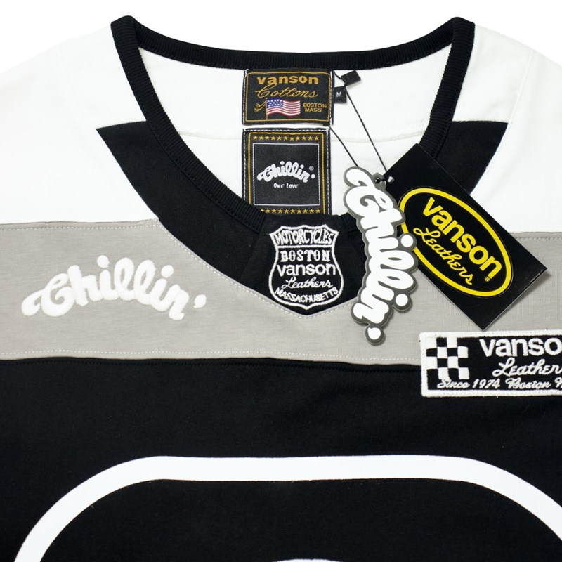 VANSON LOGO LS TEE -2.COLOR-