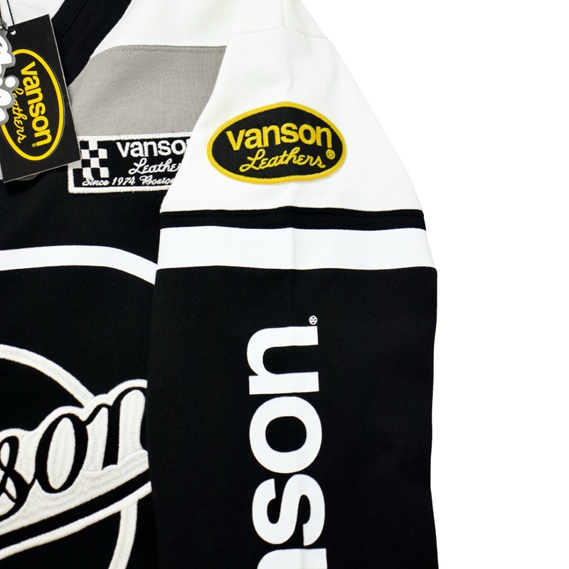 VANSON LOGO LS TEE -2.COLOR-