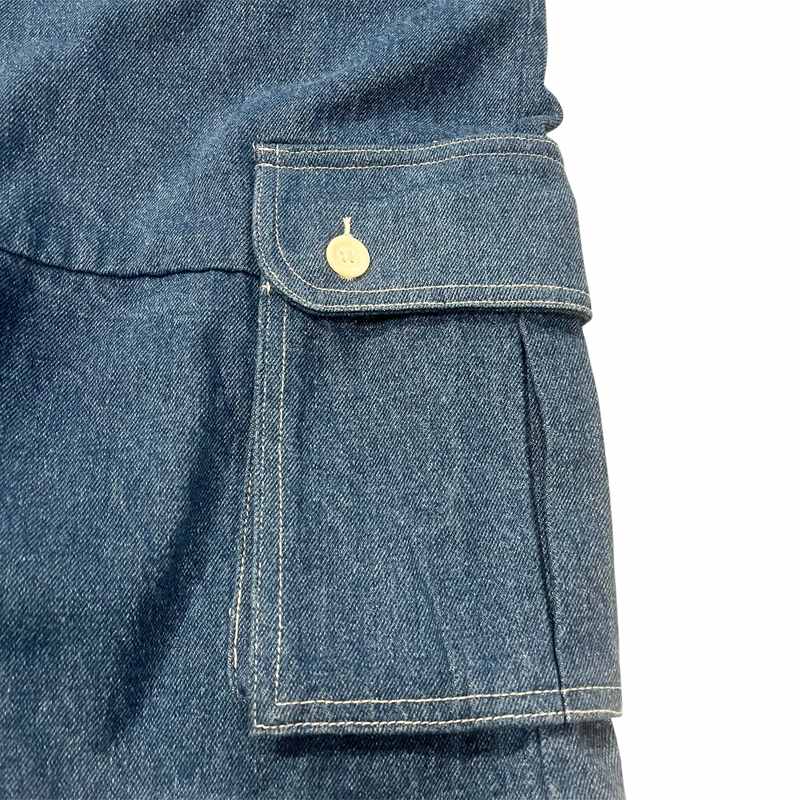 CARGO DENIM SHORTS