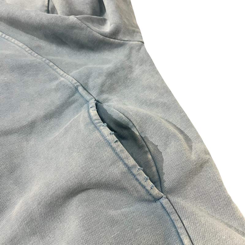 CROPPED HOODIE -LIGHT BLUE-