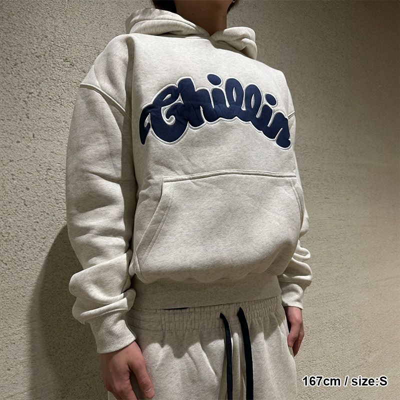 BIG LOGO LAYERED SWEAT SET UP -2.COLOR-