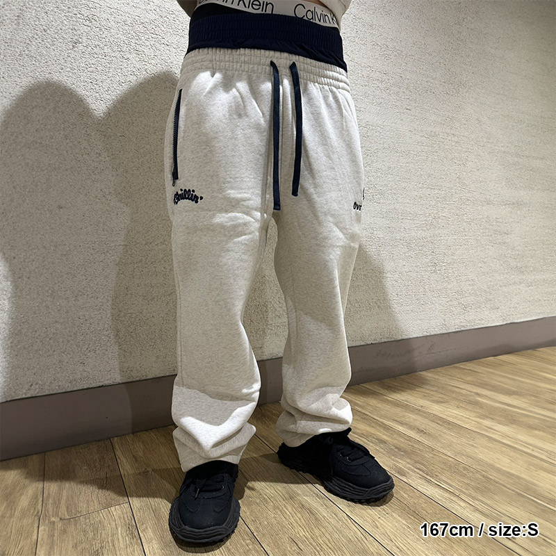 BIG LOGO LAYERED SWEAT SET UP -2.COLOR-