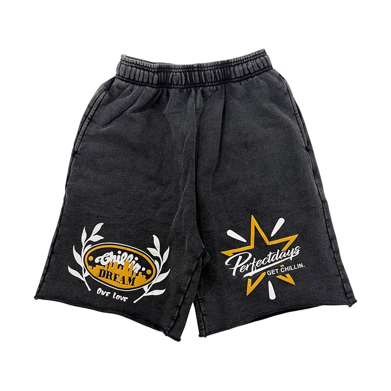 SWET SHORTS STAR -YELLOW-