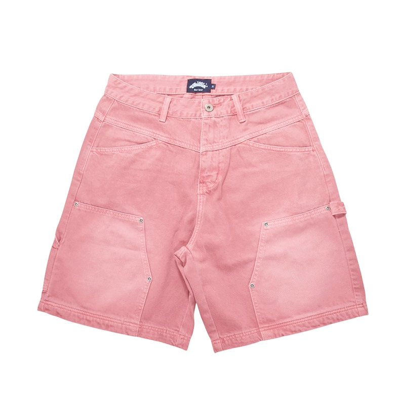 PINK DENIM SHORTS