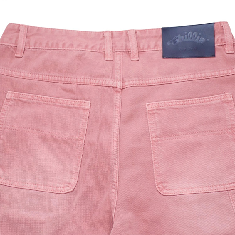 PINK DENIM SHORTS