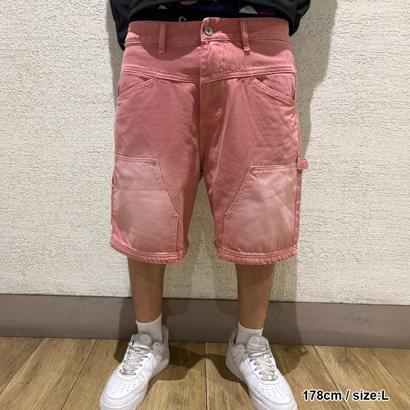 PINK DENIM SHORTS
