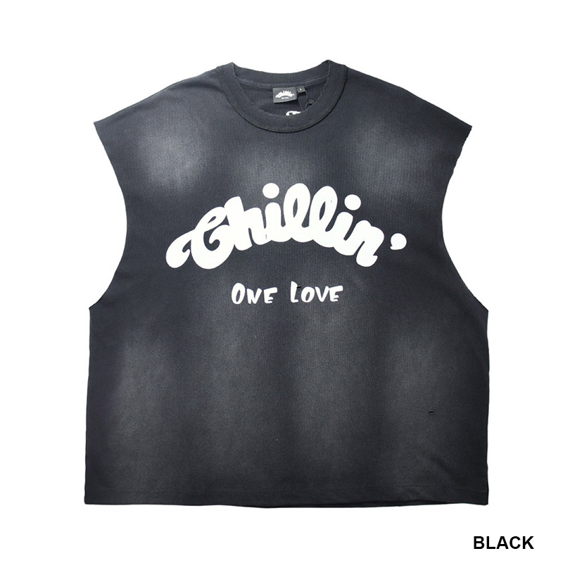 BIG LOGO SLEEVELESS TEE -3.COLOR-