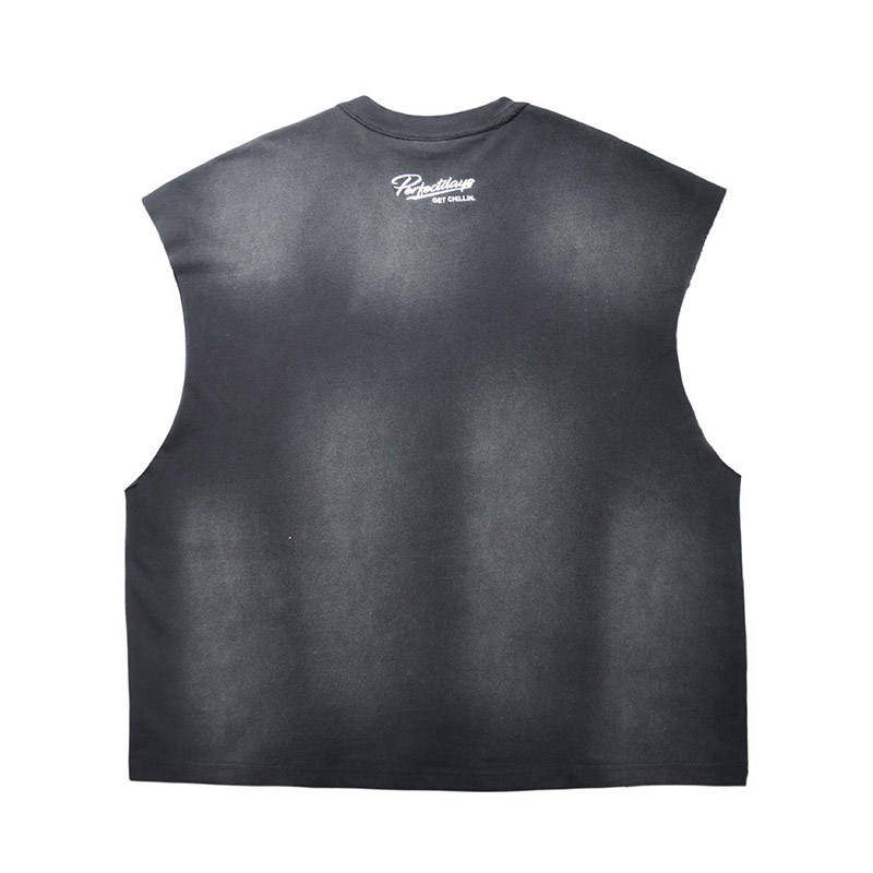 BIG LOGO SLEEVELESS TEE -3.COLOR-