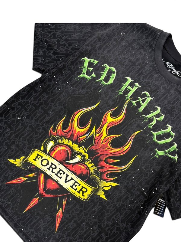 SS TEE -BLACK-