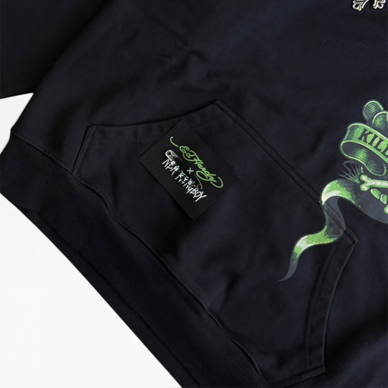 HOODIE -BLACK-