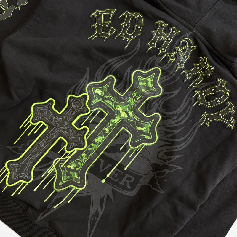 HOODIE -BLACK-