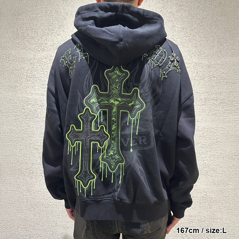HOODIE -BLACK-