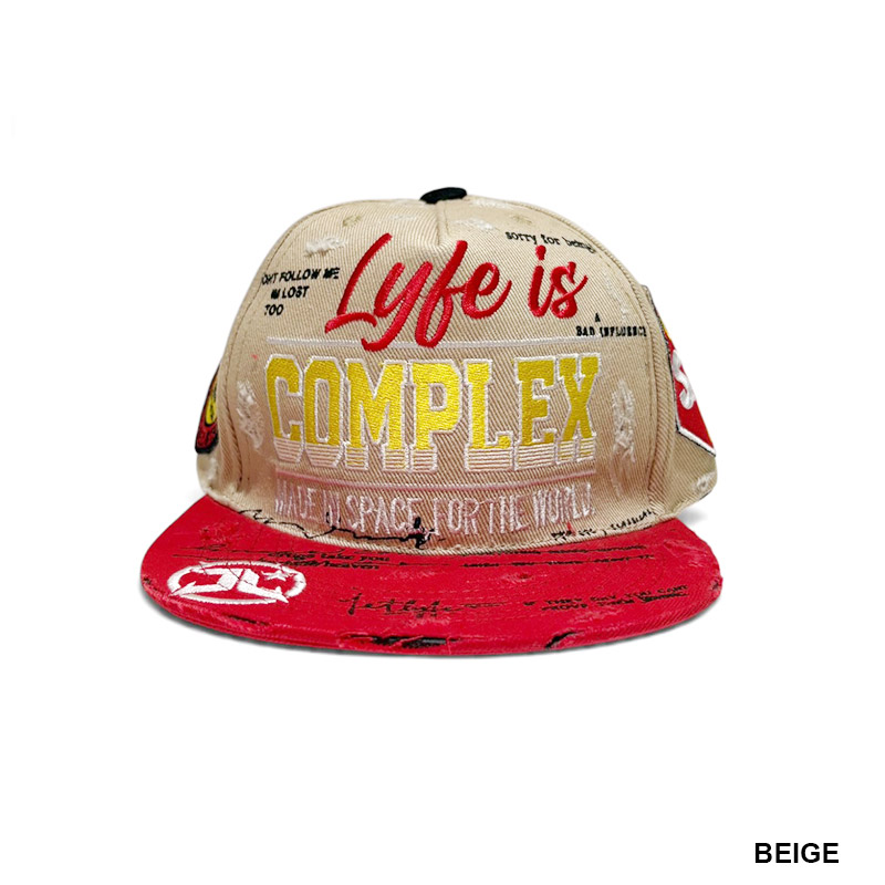 LYFE IS COMPLEX HATS -4.COLOR-