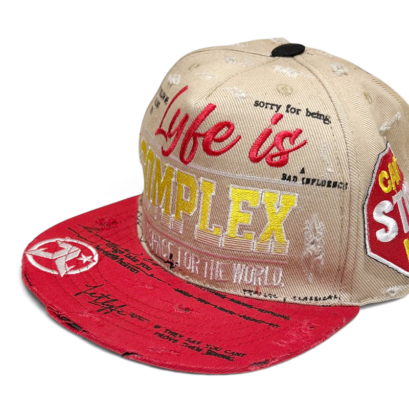LYFE IS COMPLEX HATS -4.COLOR-