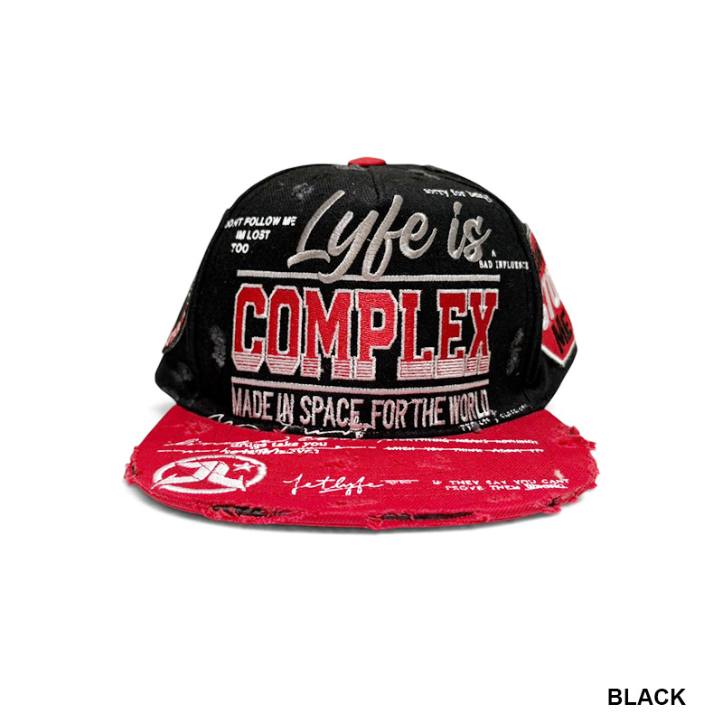 LYFE IS COMPLEX HATS -4.COLOR-