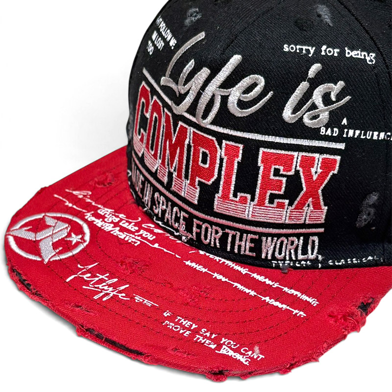 LYFE IS COMPLEX HATS -4.COLOR-