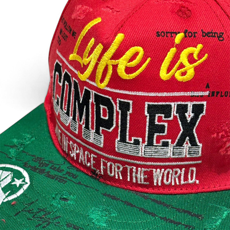 LYFE IS COMPLEX HATS -4.COLOR-