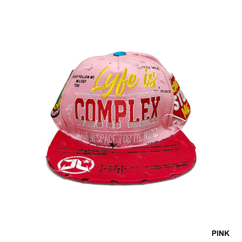 LYFE IS COMPLEX HATS -4.COLOR-