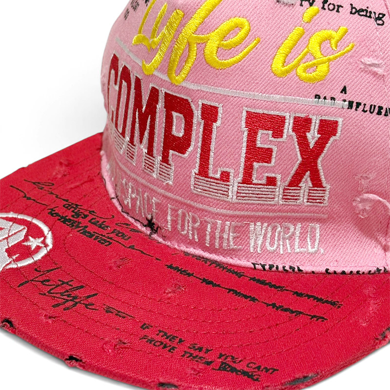 LYFE IS COMPLEX HATS -4.COLOR-