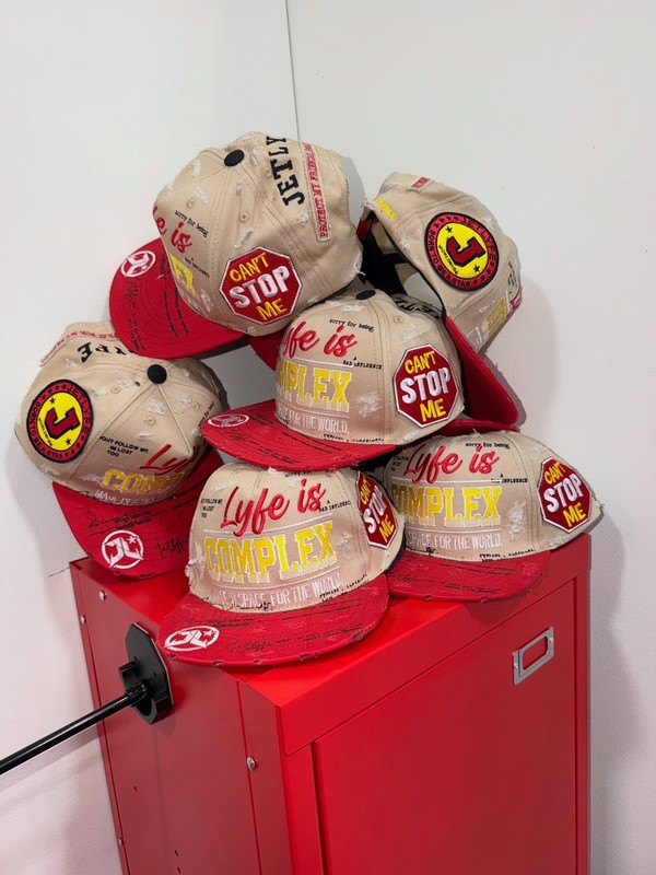 LYFE IS COMPLEX HATS -4.COLOR-