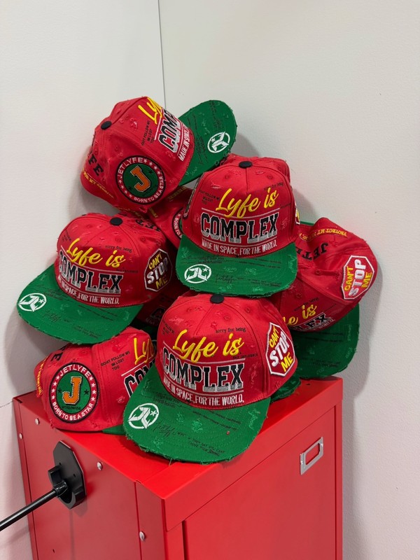 LYFE IS COMPLEX HATS -4.COLOR-