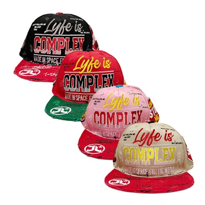 LYFE IS COMPLEX HATS -4.COLOR-