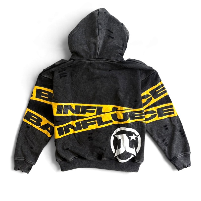 BAD INFLUENCE HOODIE -BLACK-