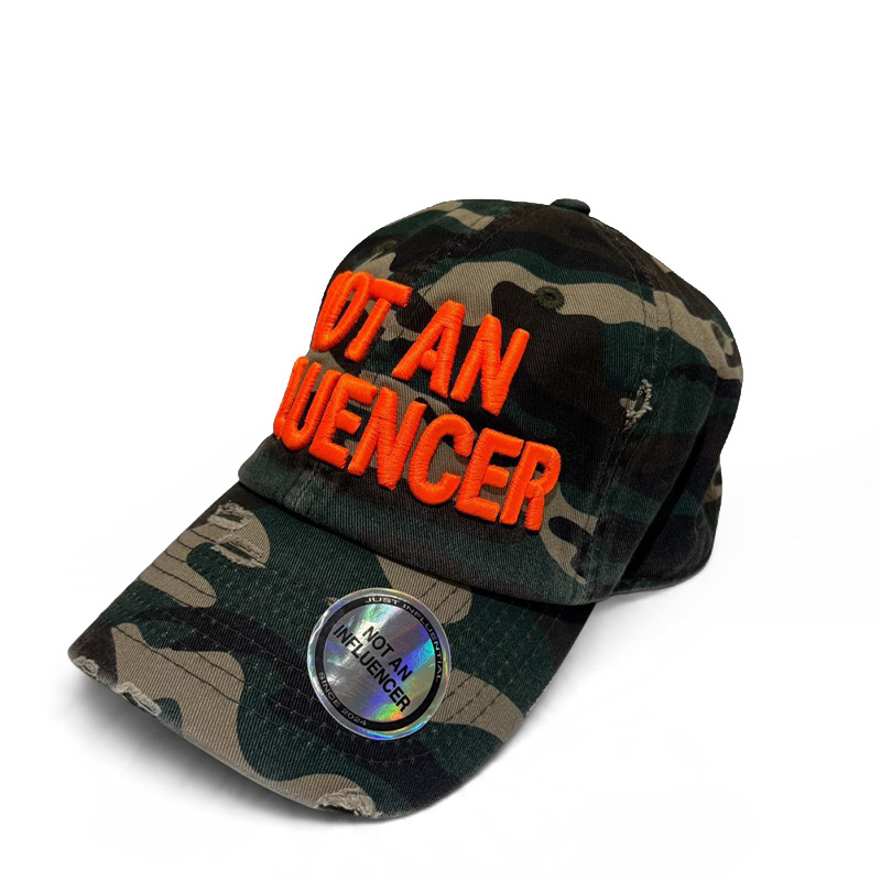 Not An Influencer(ノット・アン・インフルエンサー)/ STATEMENT DAD HAT -2.COLOR-