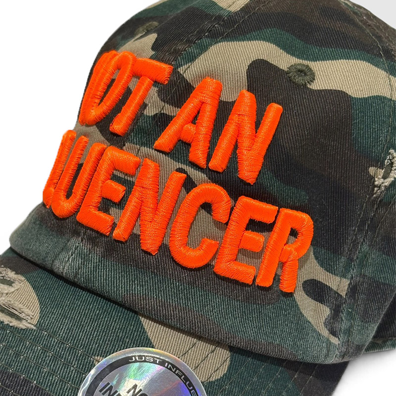 Not An Influencer(ノット・アン・インフルエンサー)/ STATEMENT DAD HAT -2.COLOR-