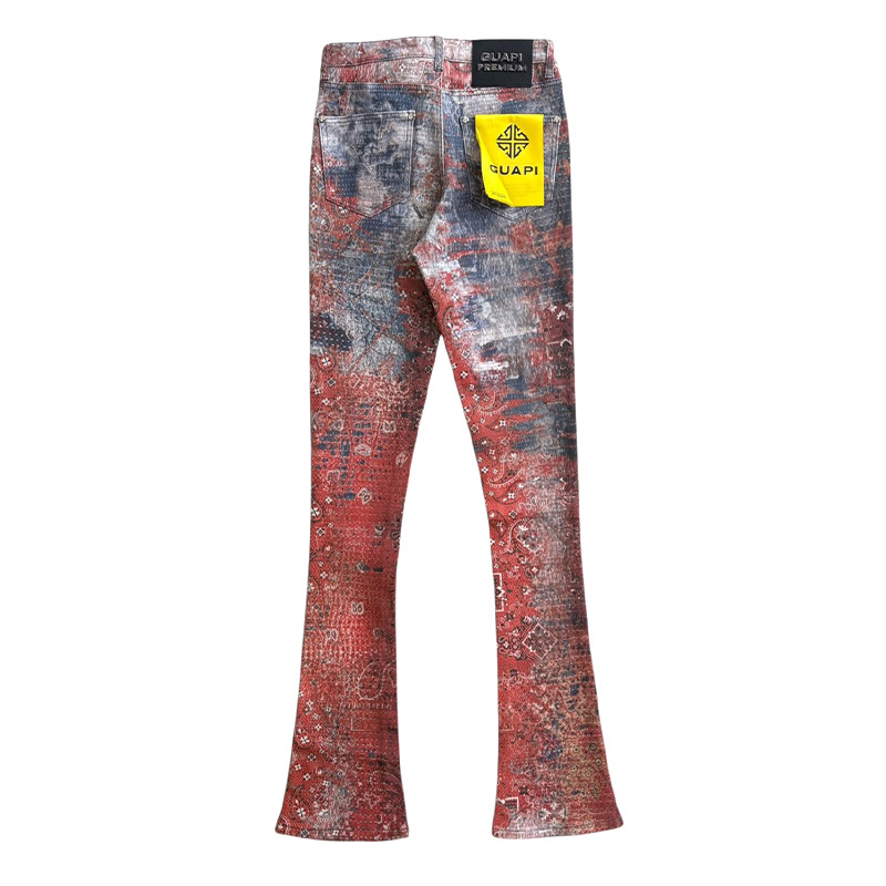 RED DUST BANDANA DENIM -RED-