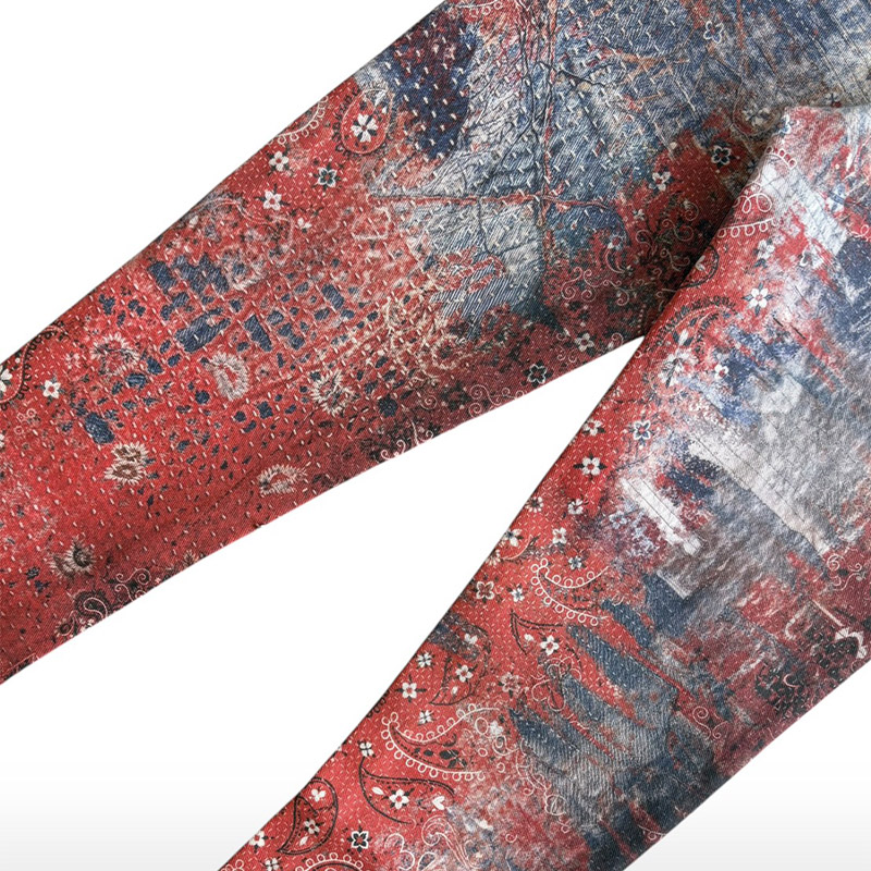 RED DUST BANDANA DENIM -RED-
