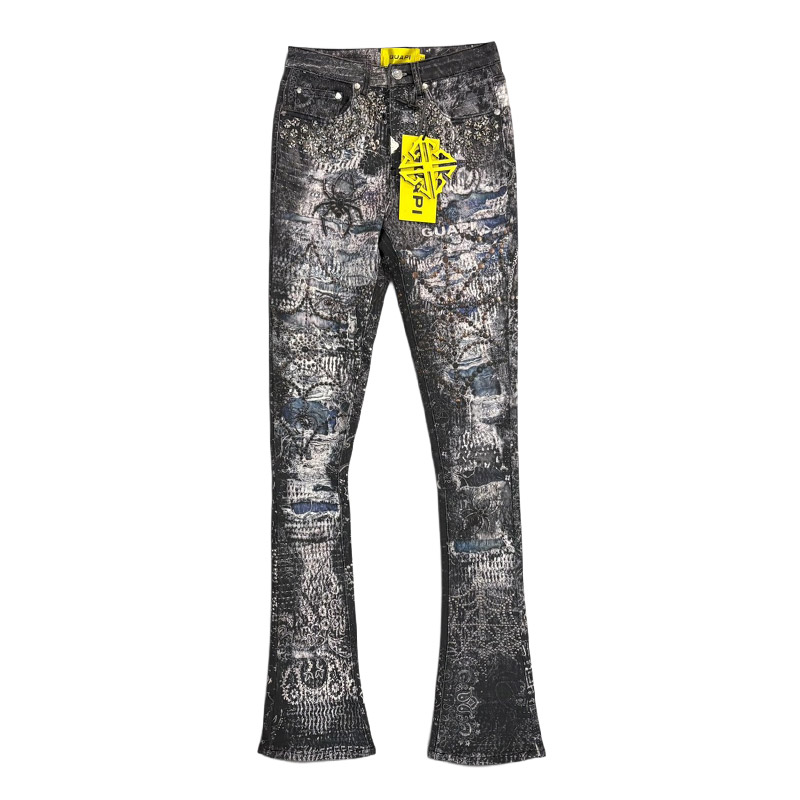 HAKAI SPIDER DENIM -BLACK-
